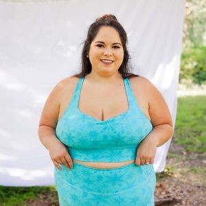 Crowned Athletics Disney Frozen Elsa Sports Bra